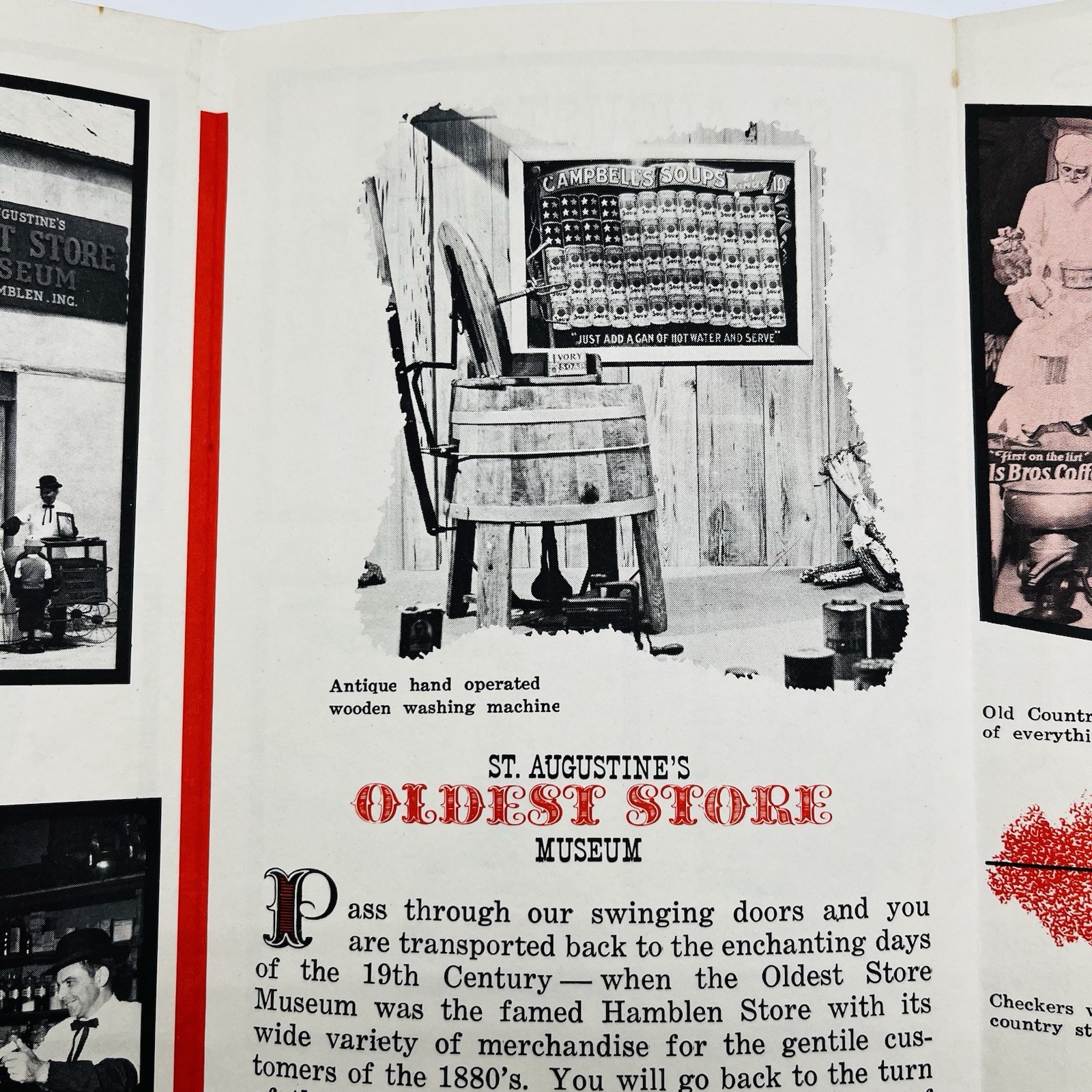 St Augustine’s Oldest Store Museum 1960s Brochure Florida Old General Store