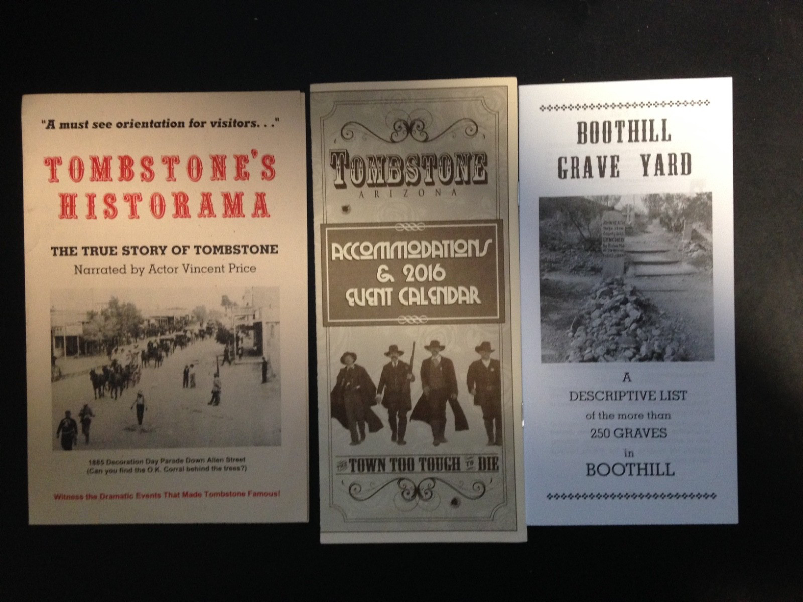 20+ Brochure and Ephemera lot, Arizona, Tombstone.