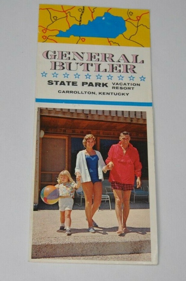 General Butler State Park Carrollton Kentucky Vacation Promotional Brochure 70s?