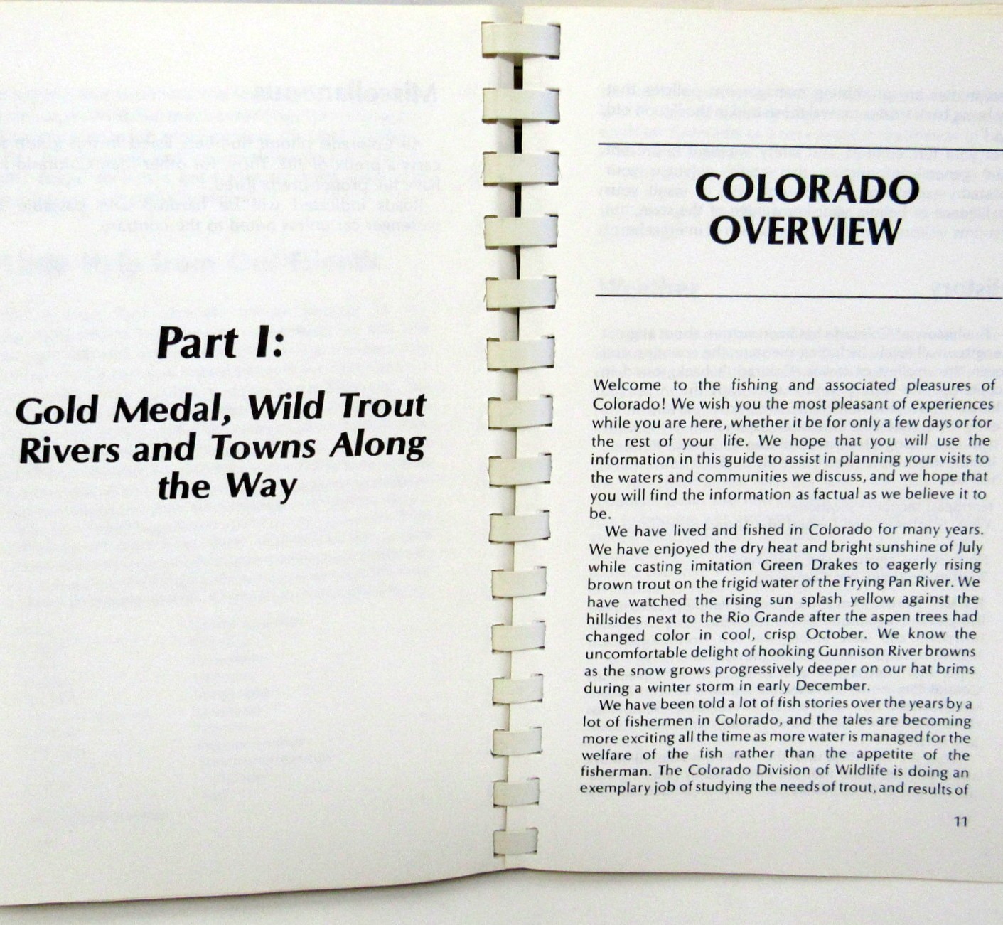 The Colorado Angling Guide Book Stream Stalker 1st Edition 1985 20 Fold Out Maps