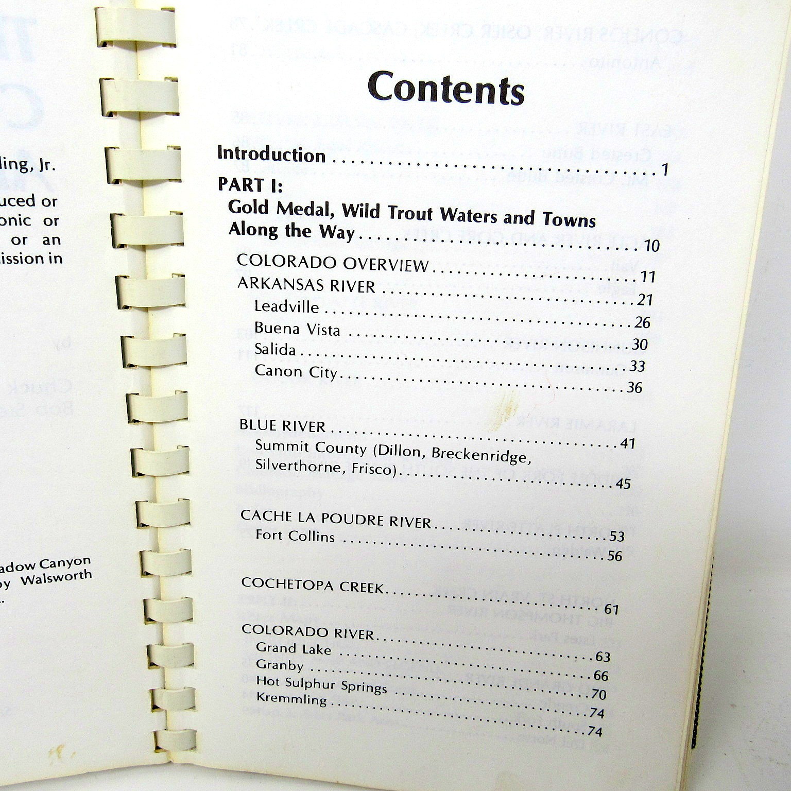 The Colorado Angling Guide Book Stream Stalker 1st Edition 1985 20 Fold Out Maps