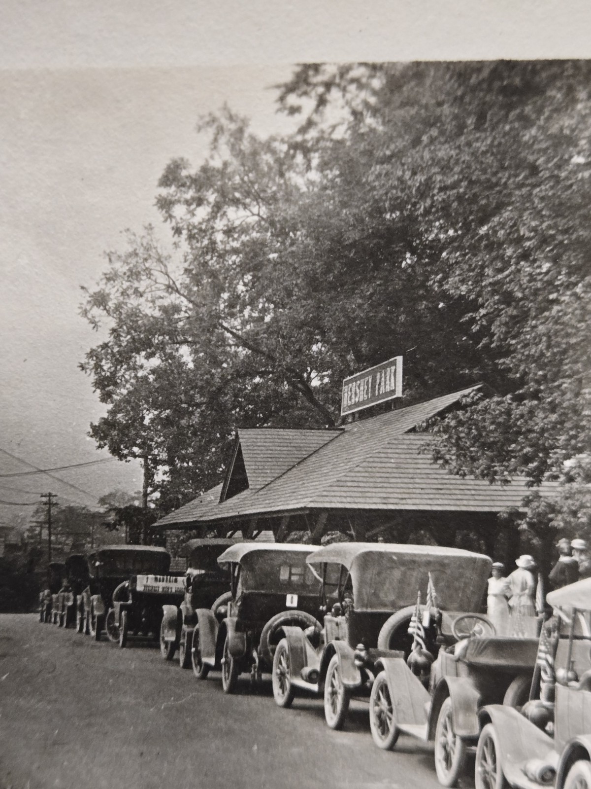 3 Old Vintage 1916 Manheim PA Business Man League Auto Run Photograph Car Photo
