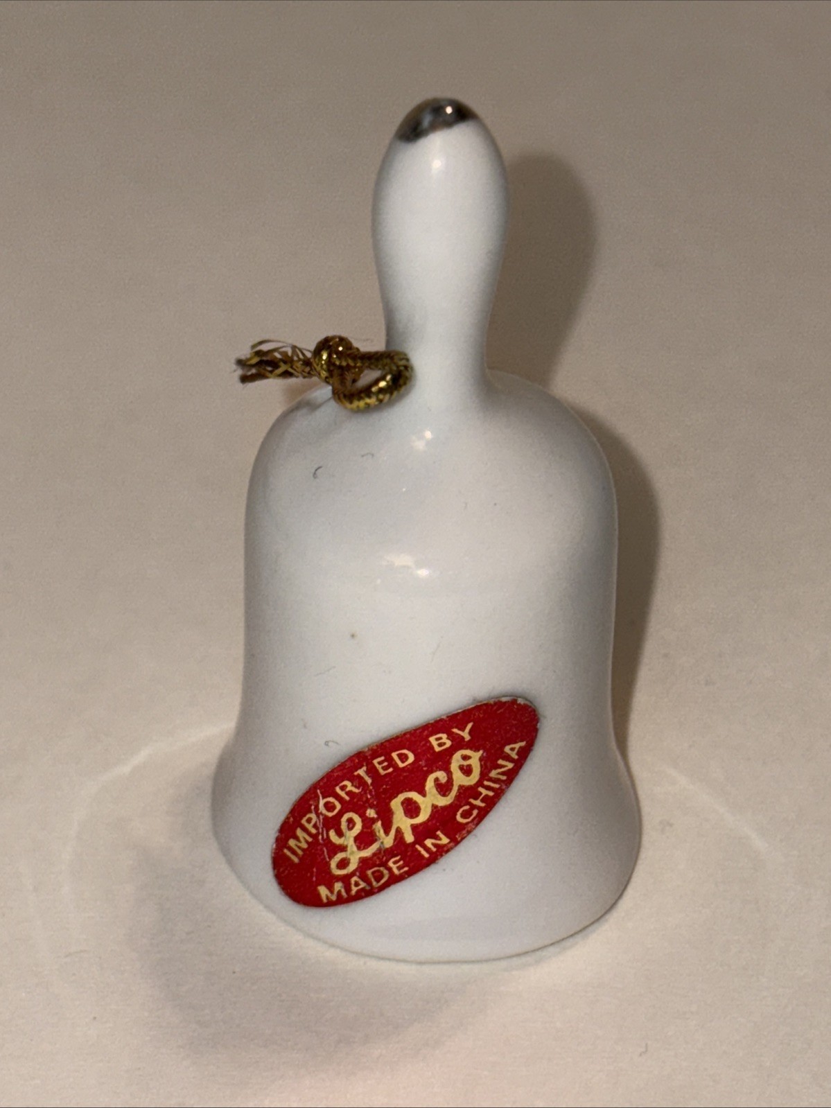 Lipco United States Porcelain Souvenir Mini Bell-Virginia PREOWNED