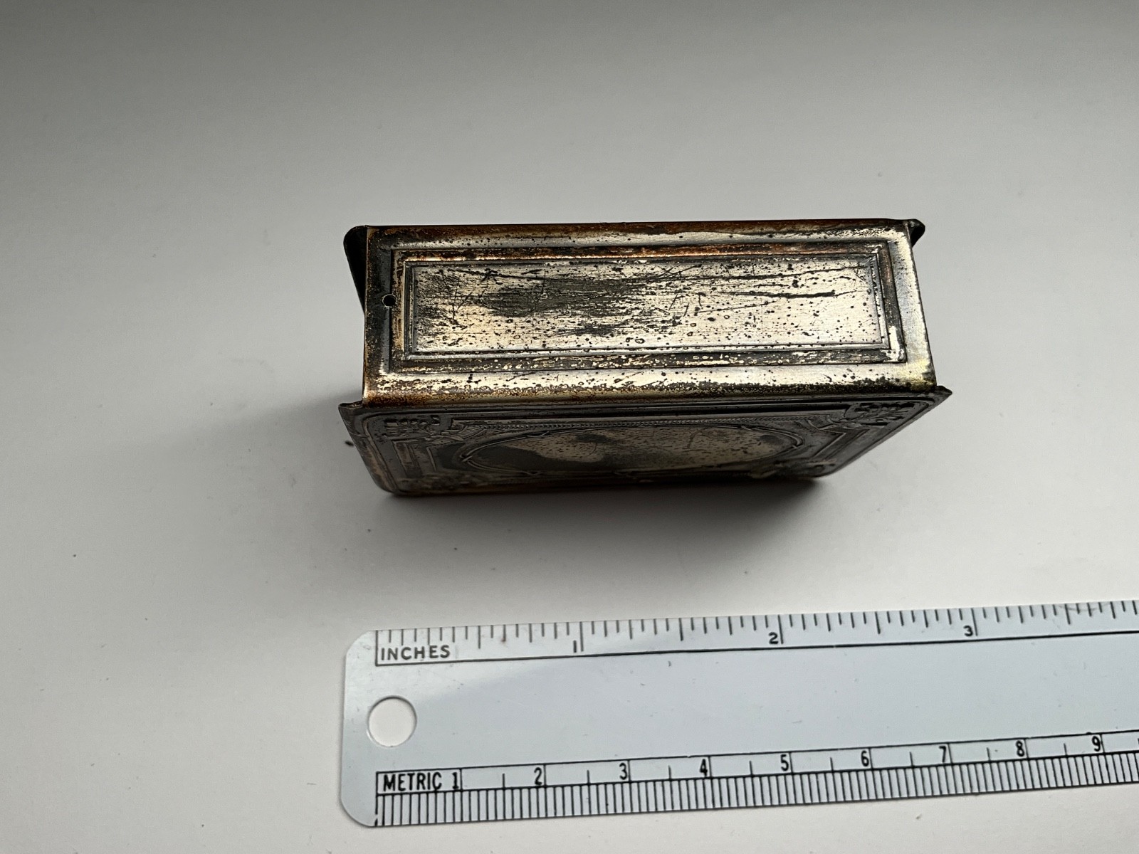 Antique Pikes Peak Summit House Matchbox Sleeve Cover Holder Cog Railway