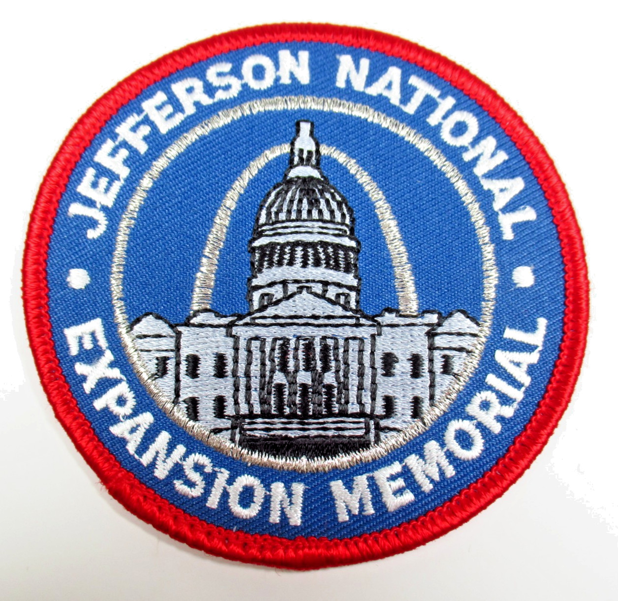 Jefferson National Expansion Memorial Patch St Louis Arch Vintage