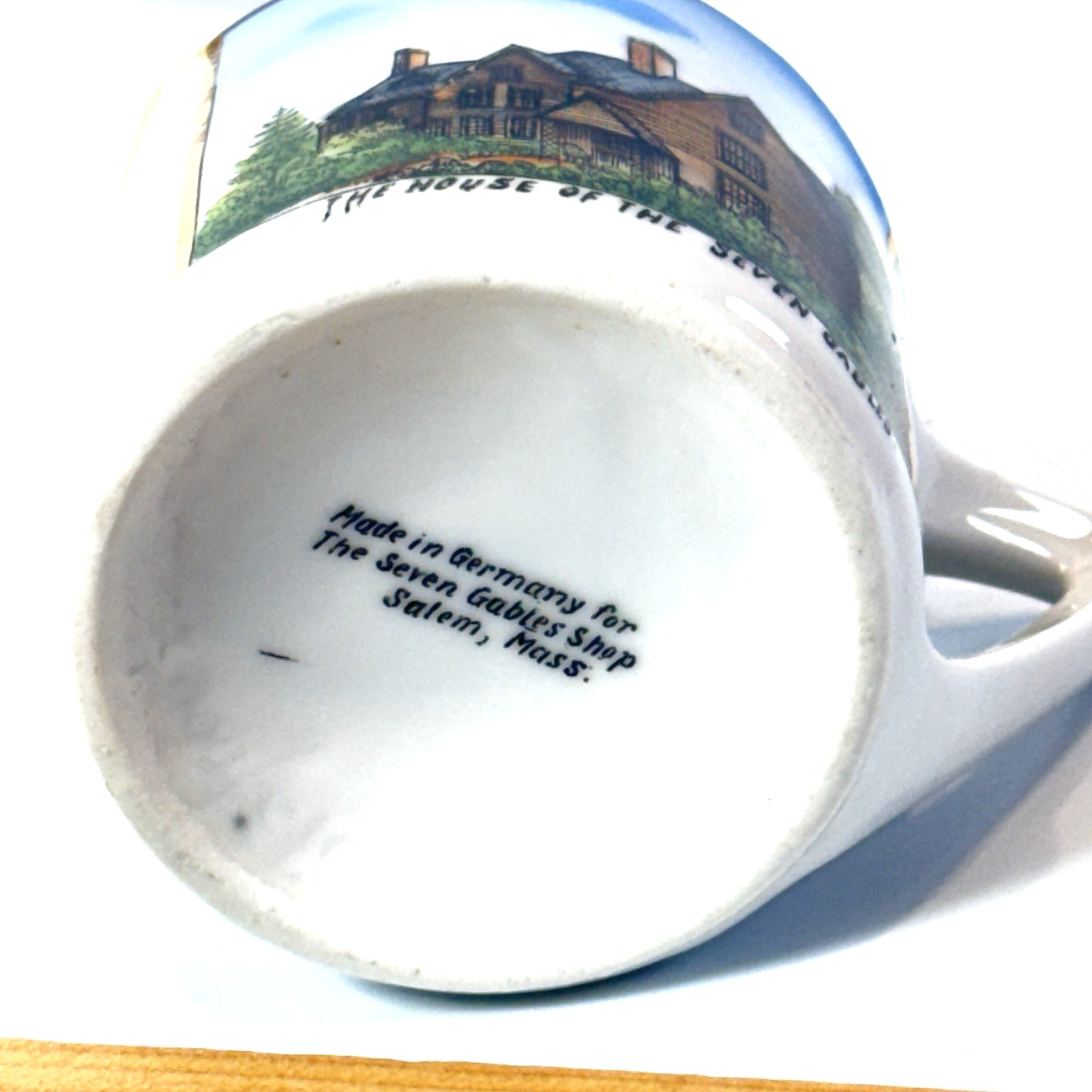 SALEM, MA – HOUSE SEVEN GABLES Antique Souvenir Porcelain China Creamer