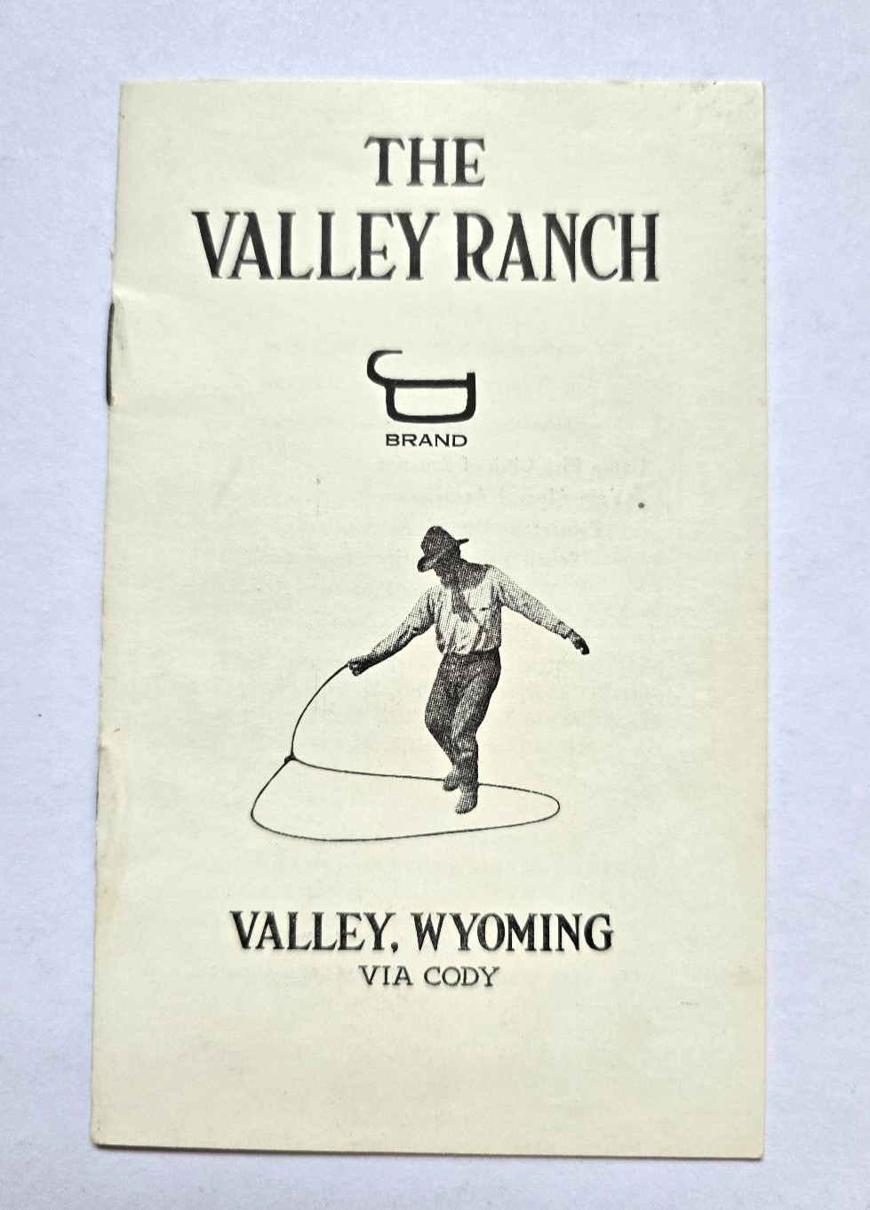 LOT of (4) VALLEY RANCH A2Z / Cody, Wyoming / Tri-Fold Brochures & Travel Book
