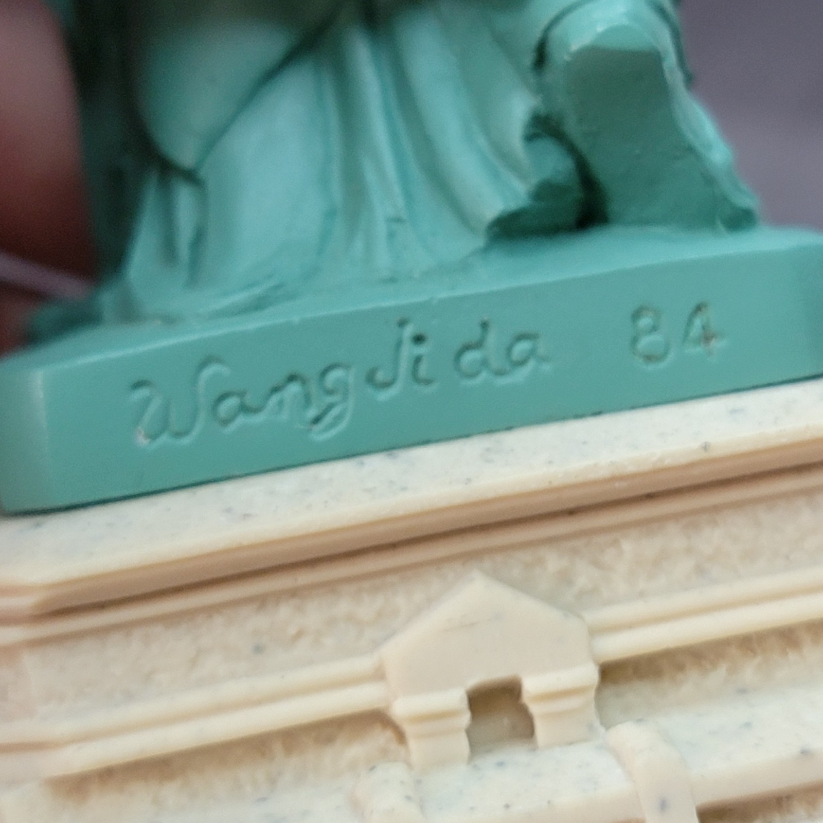 1982 SL/EIF INC Vtg 15” LADY Statue of LIBERTY 1984 Wang Jida New York