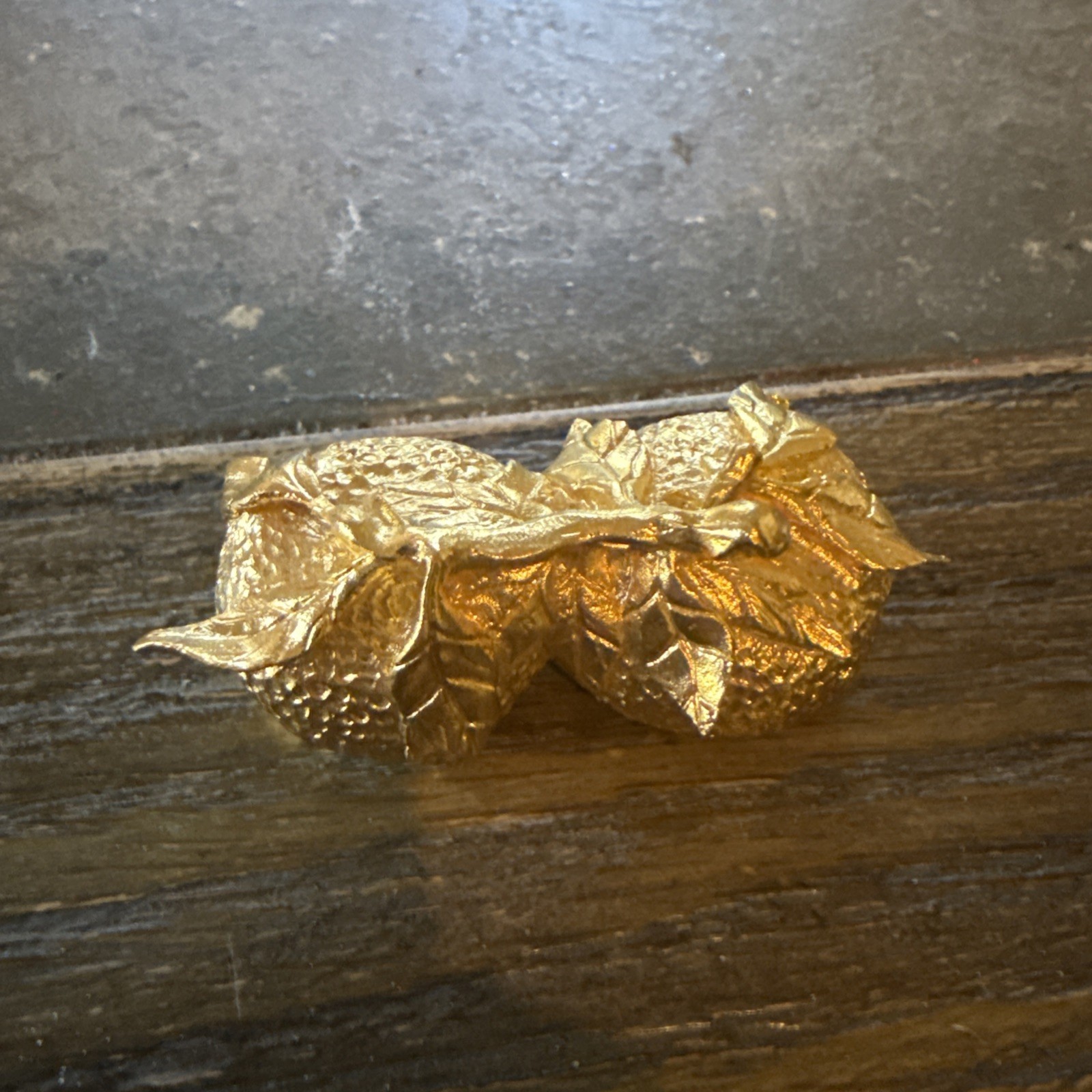 RISIS SINGAPORE Harvest Tangerine 24k Gold Plated Symbol Of Luck Prosperity