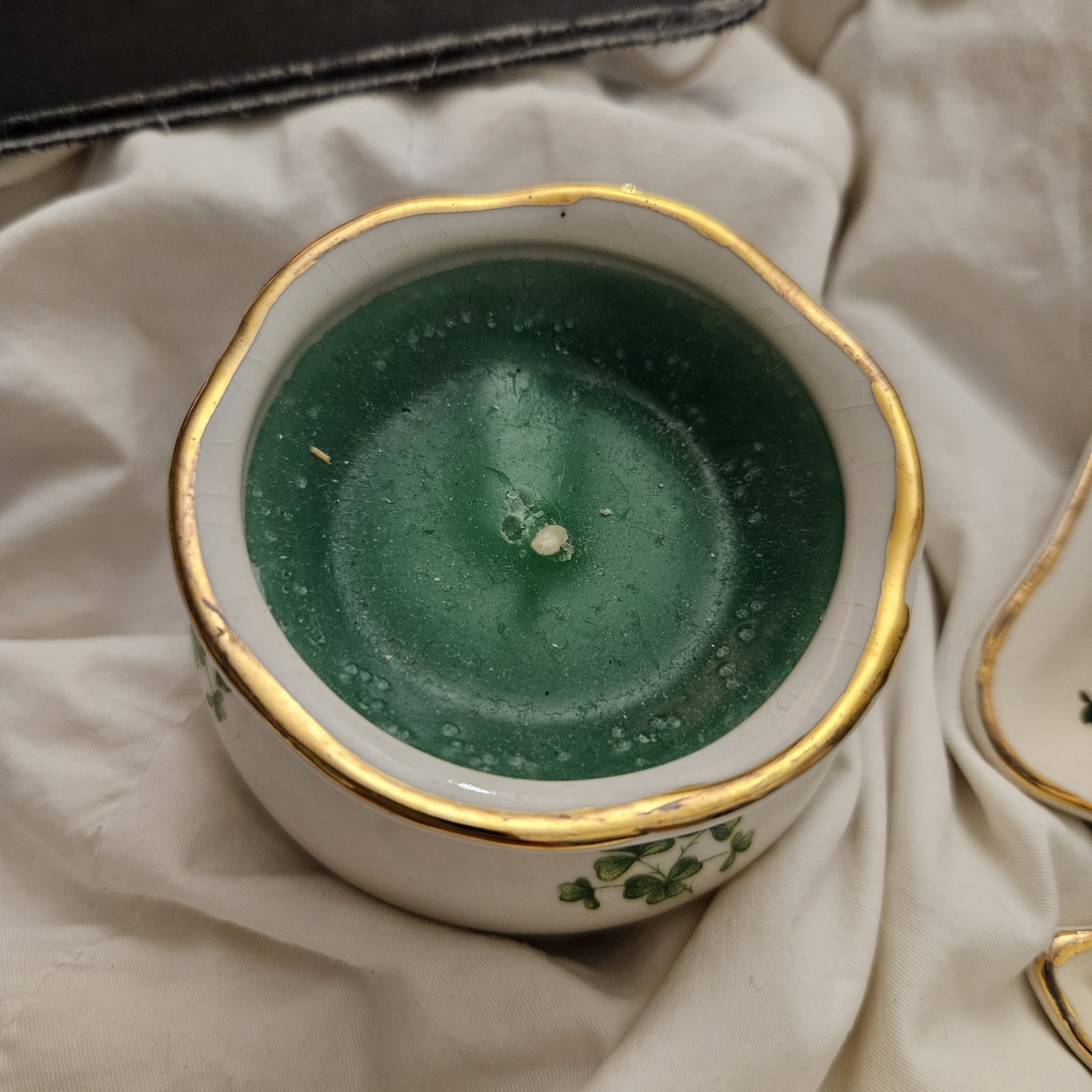 Vintage 70s/80 Carrigdhoun/Carrigcraft Pottery Cork Ireland Candle Trinket Dish
