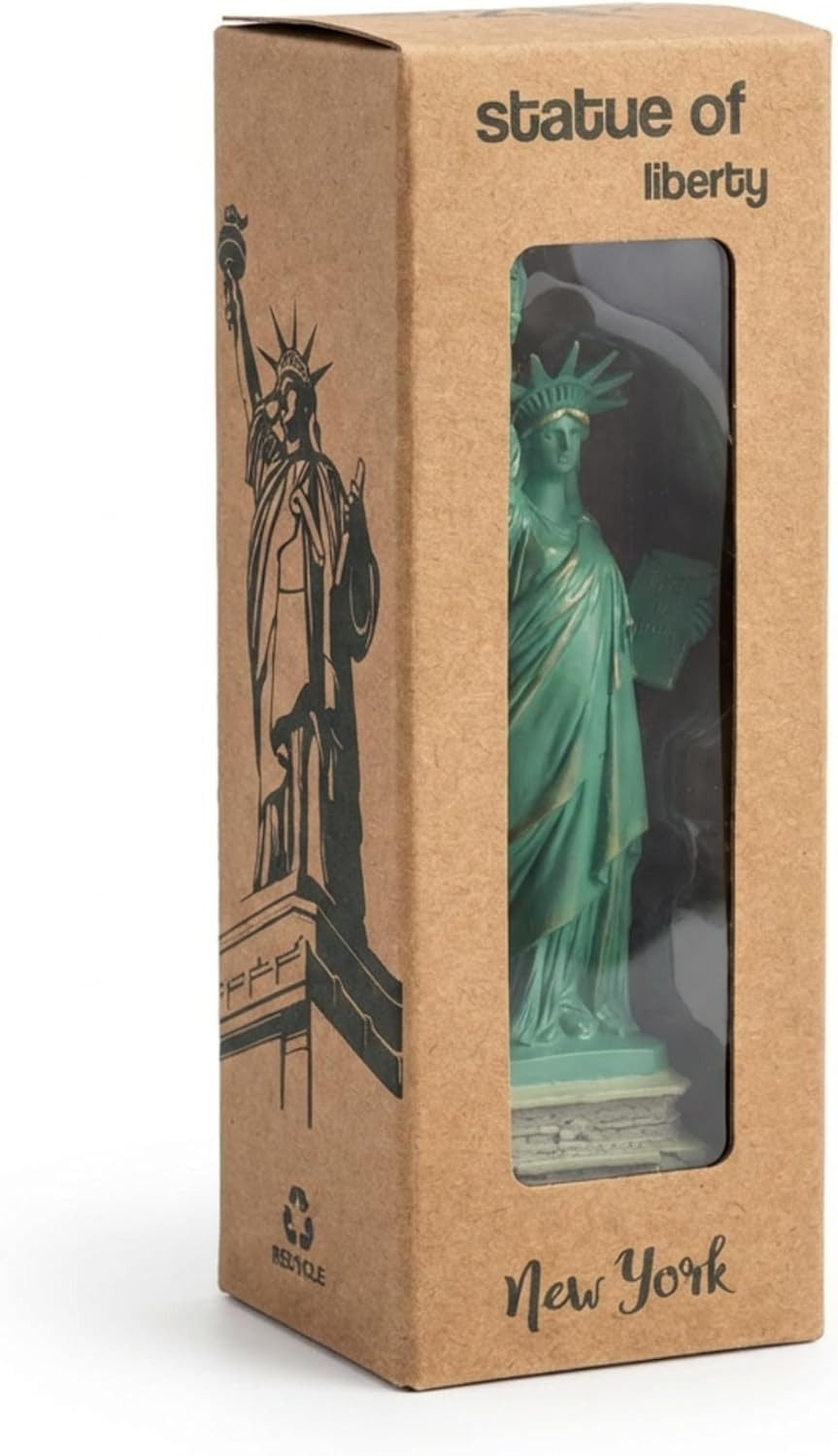 Statue of Liberty Replica 6 Inches Short Base & Copper Tint, Statue of Liberty S