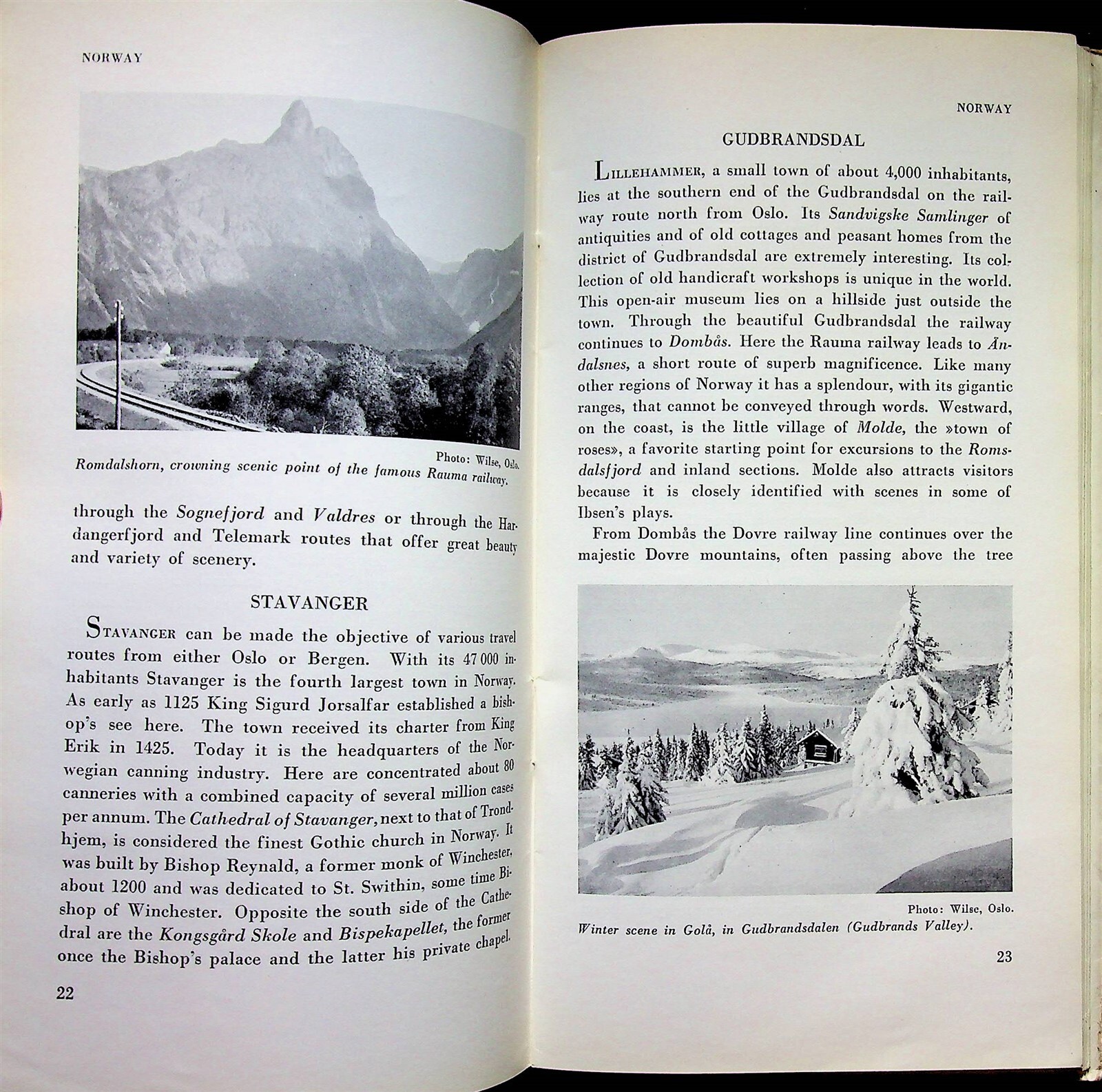 1930 The Countries Of Northern Europe Tourist Travel Booklet Norway With Maps