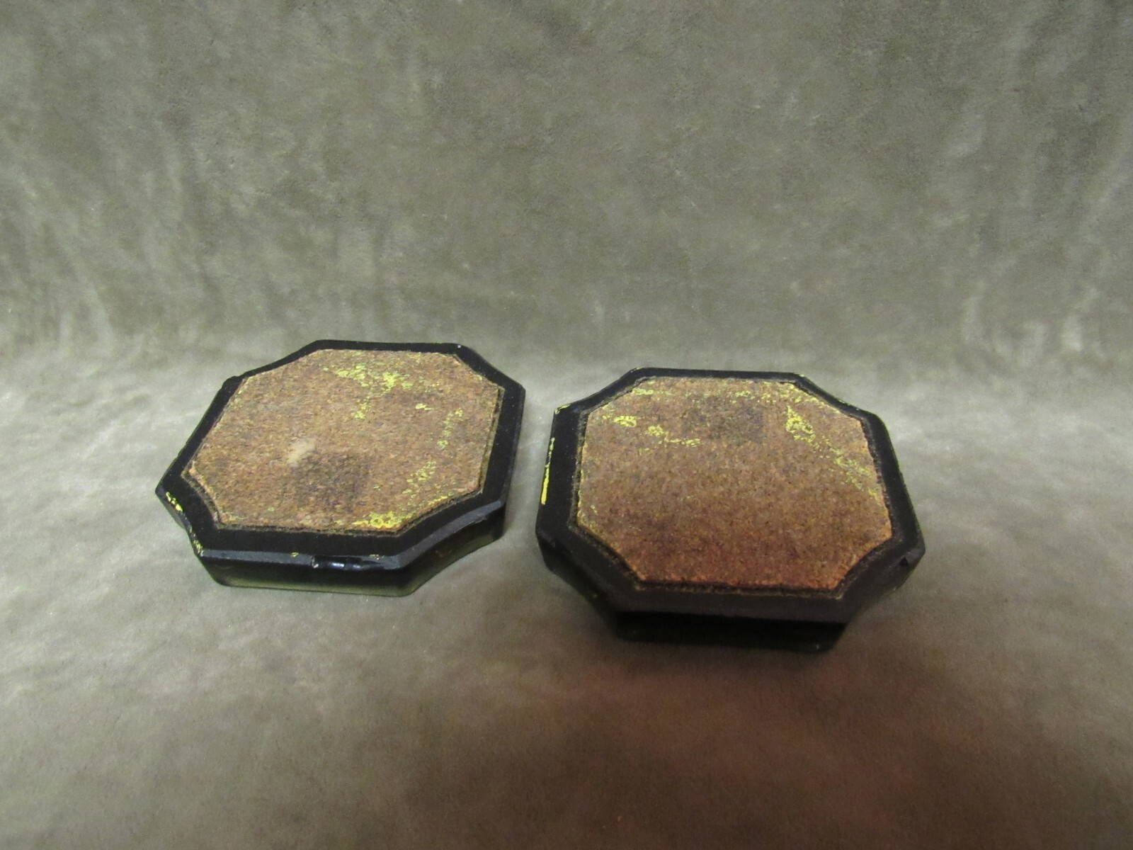 Vintage 1970’s State of Arizona Souvenir Acrylic Resin Coaster Pair w/Blue Sky