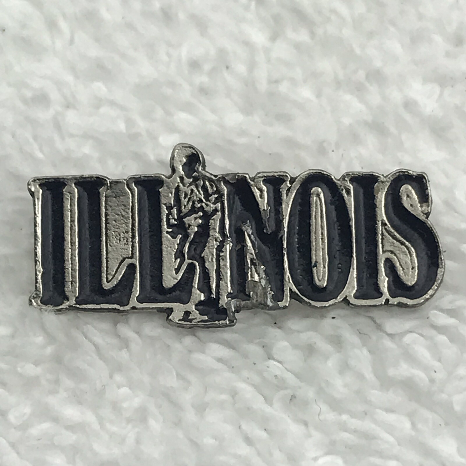 Illinois Pin Vintage Travel Souvenir