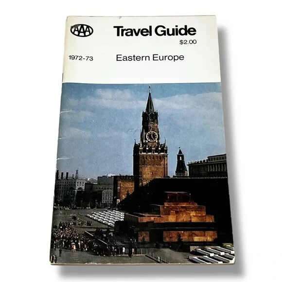 AAA Travel Guide Eastern Europe 1972-73 Vintage CX