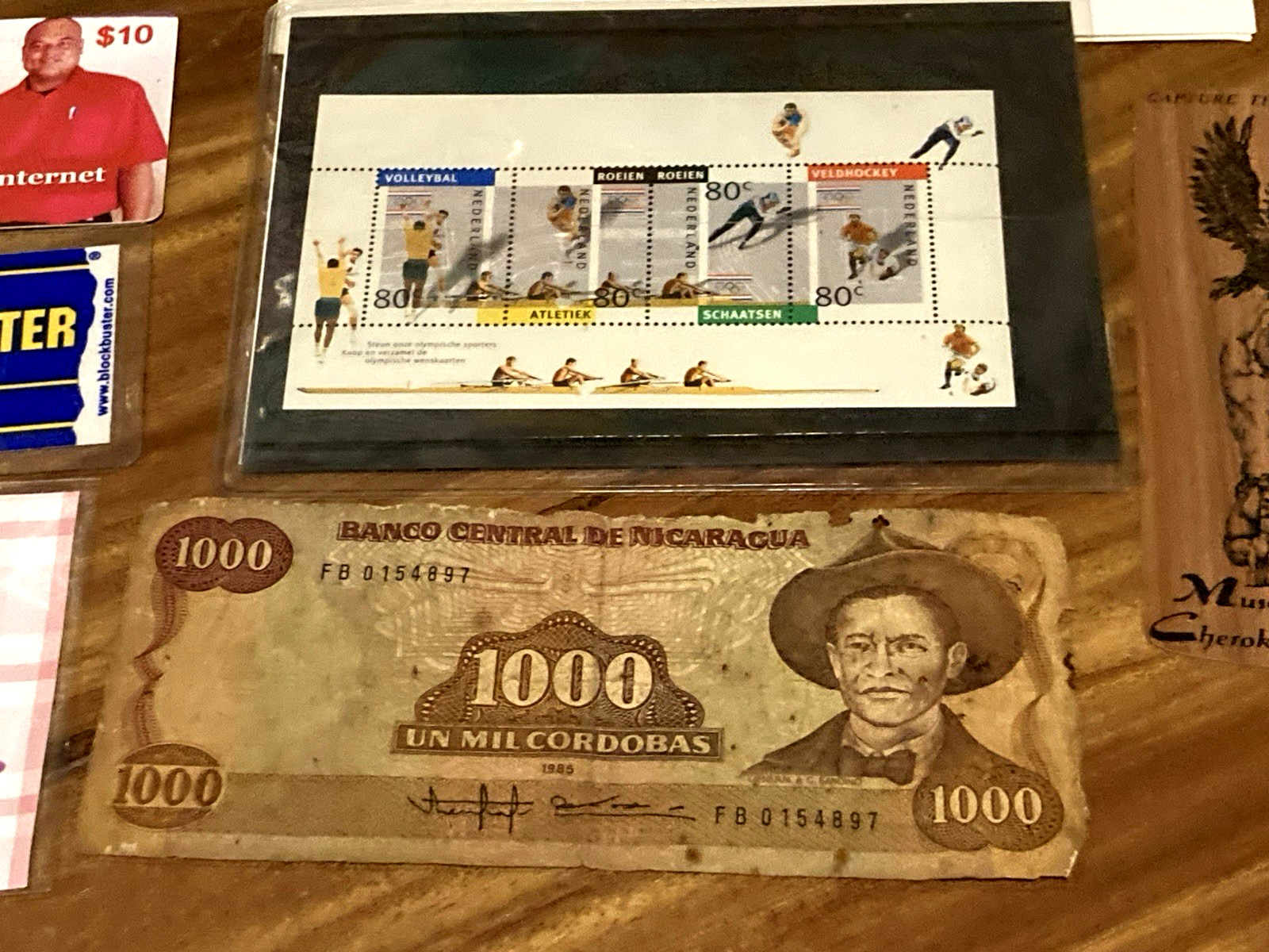TRAVEL LOT Hawaii COIN KIRIBATI New York Parking NETHERLANDS OLYMPIC Stamp CHINA
