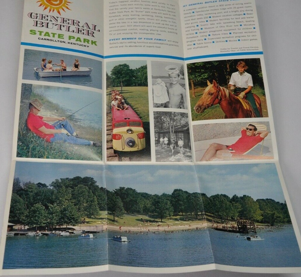 General Butler State Park Carrollton Kentucky Vacation Promotional Brochure 70s?