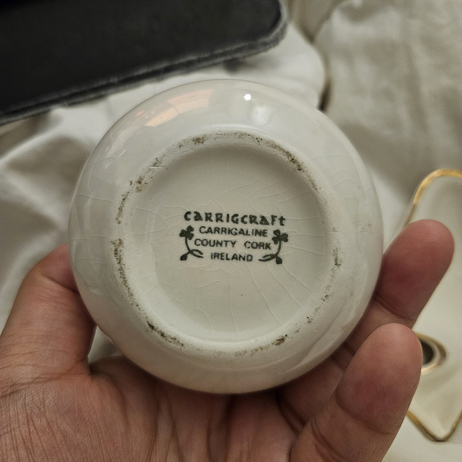 Vintage 70s/80 Carrigdhoun/Carrigcraft Pottery Cork Ireland Candle Trinket Dish