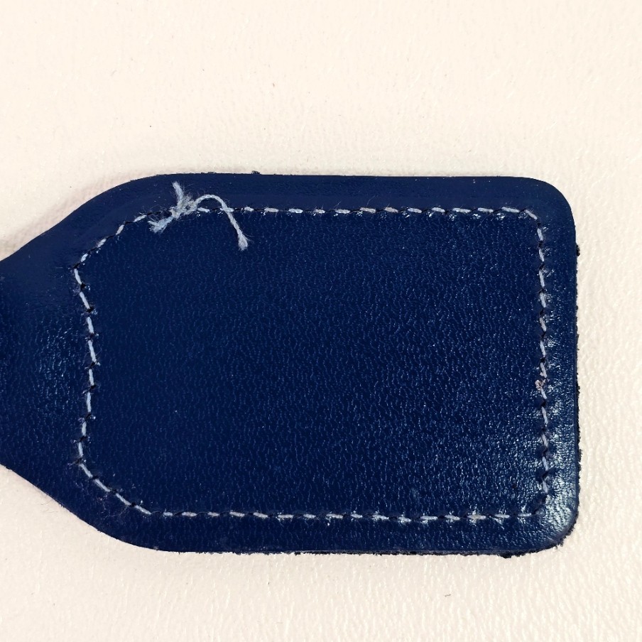 The National Trust Knole Kent United Kingdom Blue Leather Souvenir Keyring