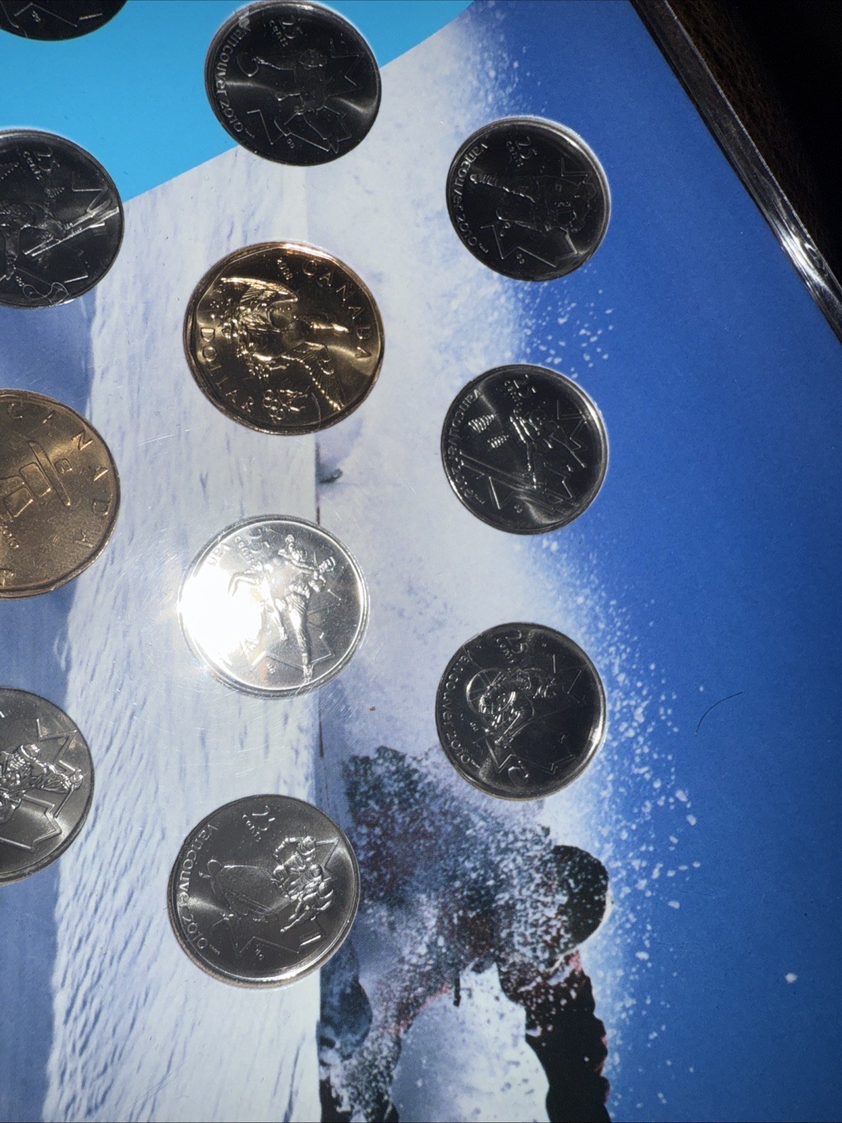 Rare Vanc Collectors 2010 Olympic Coins,14 Coins Uncirculated OrigPackaging.