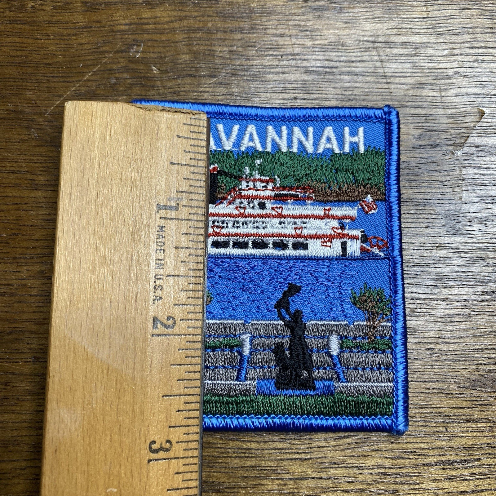 Vintage Savannah Georgia Patch Vintage Iron On