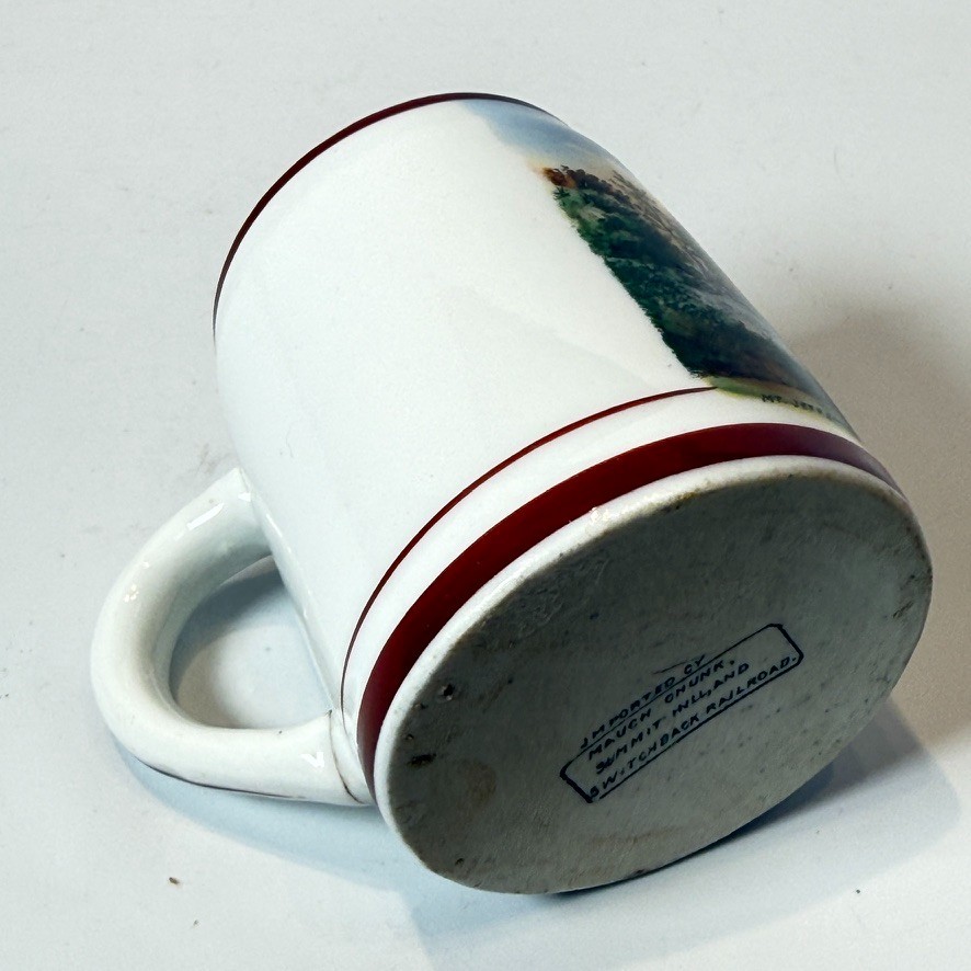 MT JEFFERSON – MAUCH CHUNK PA Pennsylvania Antique Souvenir TRINKET MUG