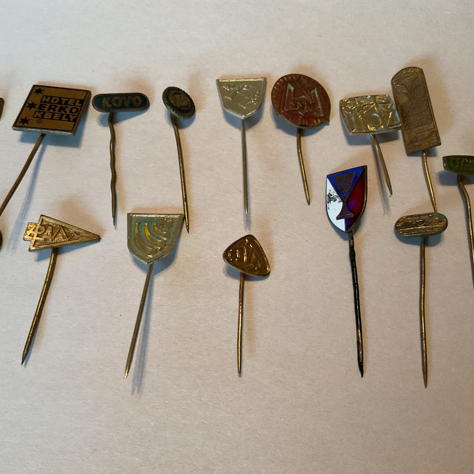 Lot Of 15 Vintage Prague/Cold War Era Stick Pins