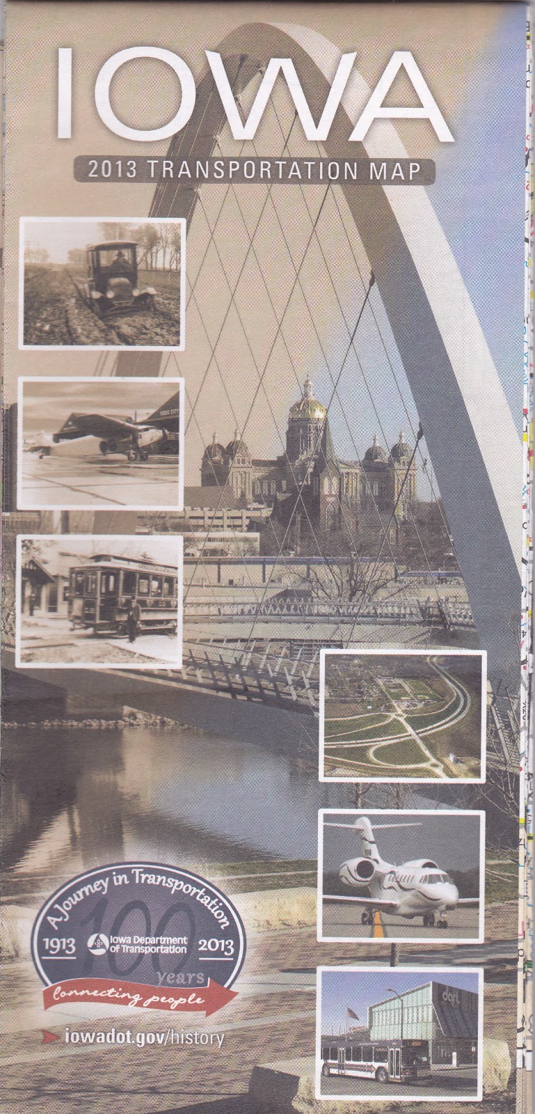 2013 Official State Issue Road Map of Iowa