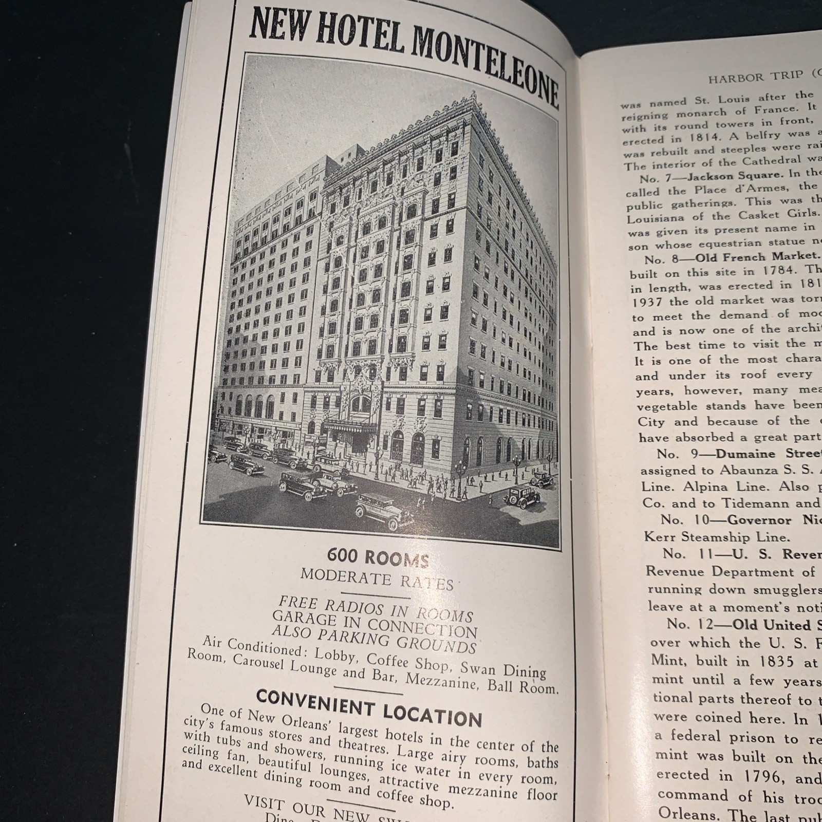 1960 New Orleans LA Souvenir Streckfus Steamers Guide Ads Map Vintage Booklet