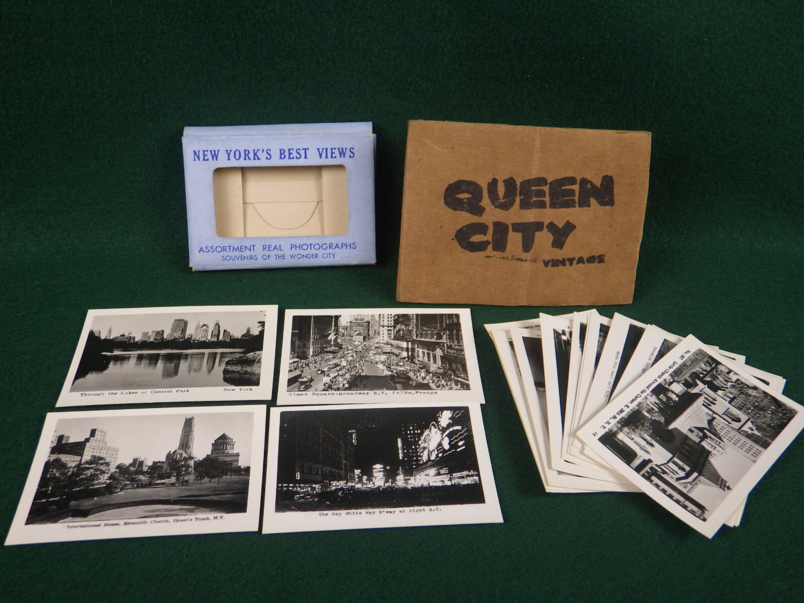 New York’s Best Views Souvenir Real Photograph Assortment From 1930s Wm Frange