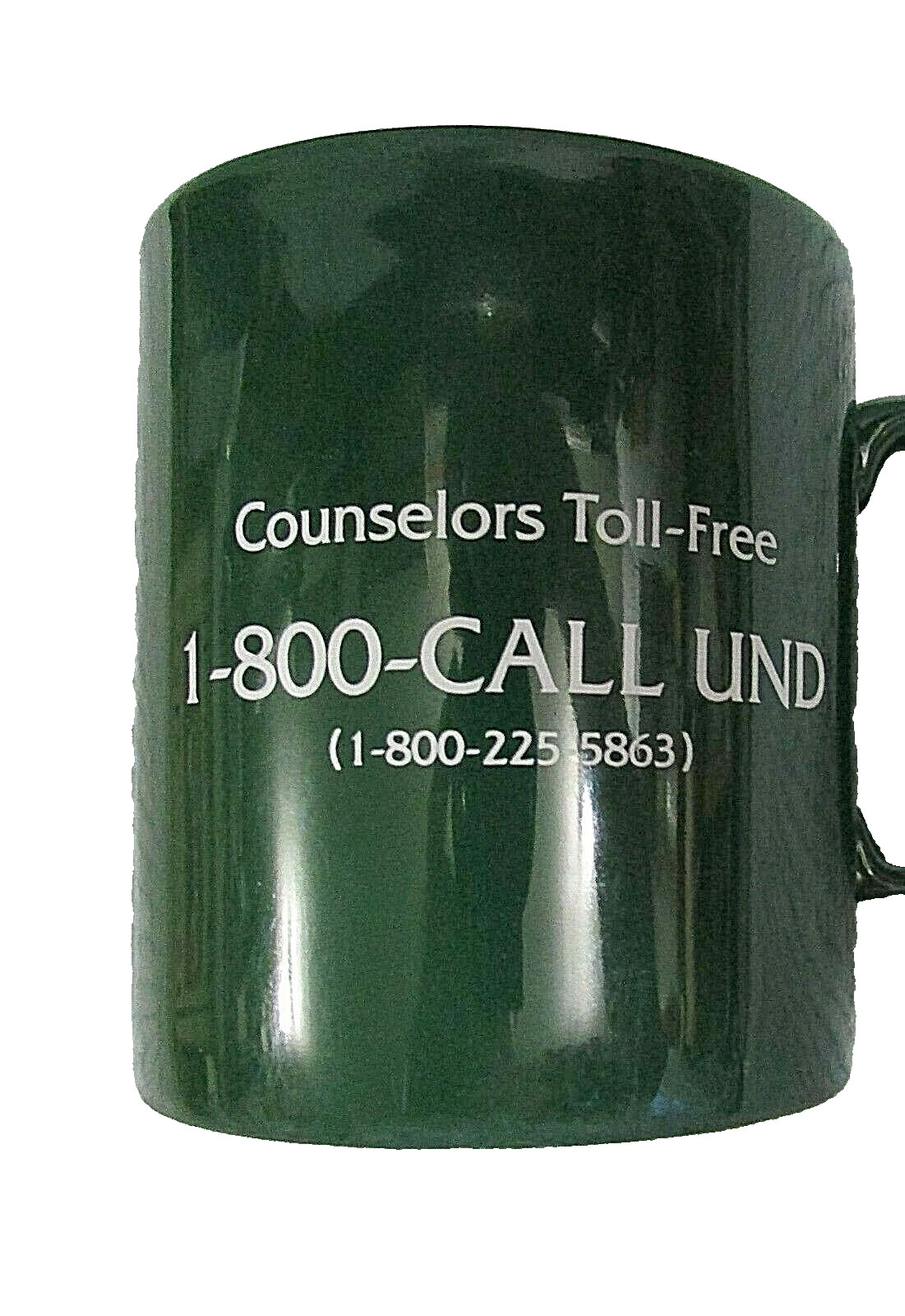 1980s University North Dakota UND Grand Forks ND Green Colorado Brand Coffee Mug