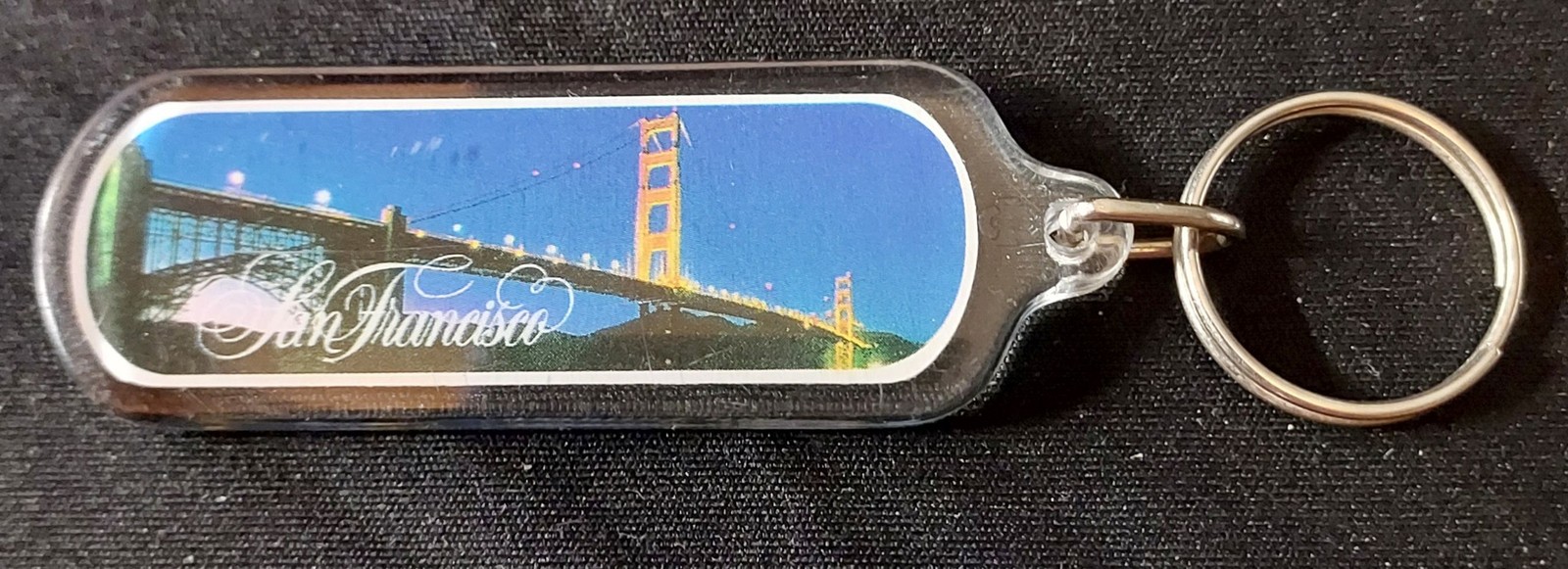 Souvenir Acrylic Keyring – San Francisco, California – Golden Gate Bridge