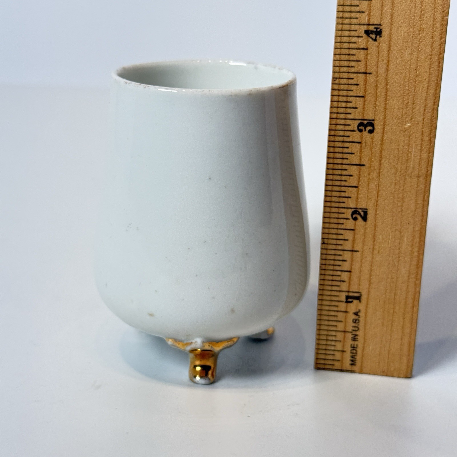 UNION SQUARE – NYC NY NEW YORK Souvenir ANTIQUE PAINTED Porcelain CUP Trinket