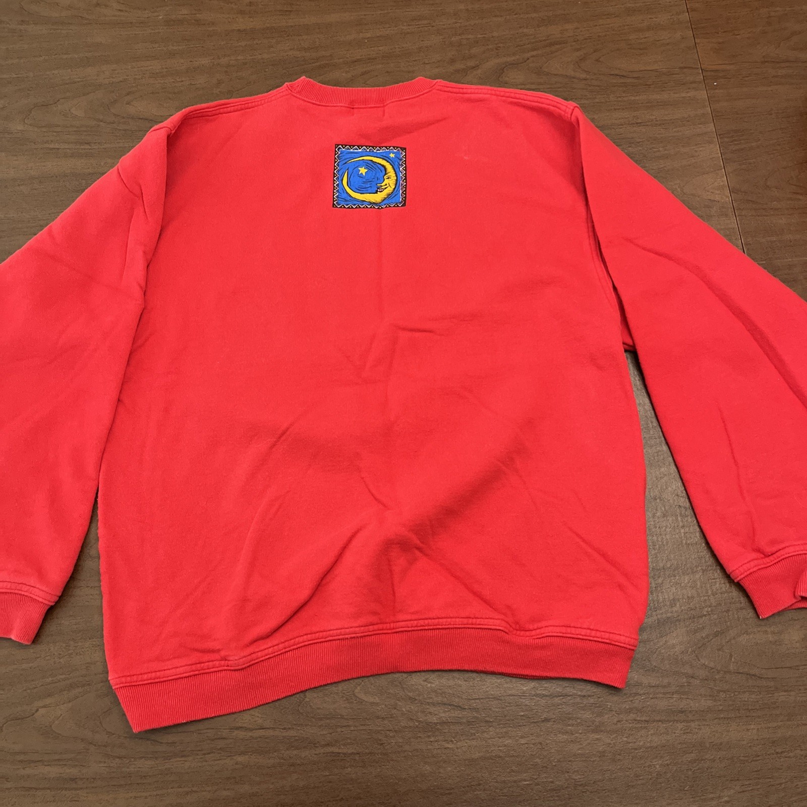 VTG 90’s Oh Yes medium Pullover Whistler Canada Moose, Beaver,Moon, Susan Todd