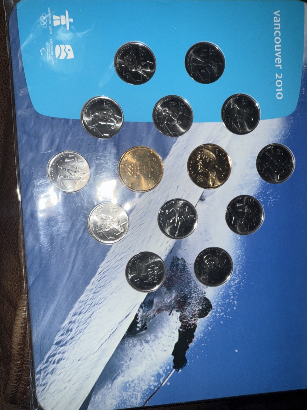 Rare Vanc Collectors 2010 Olympic Coins,14 Coins Uncirculated OrigPackaging.