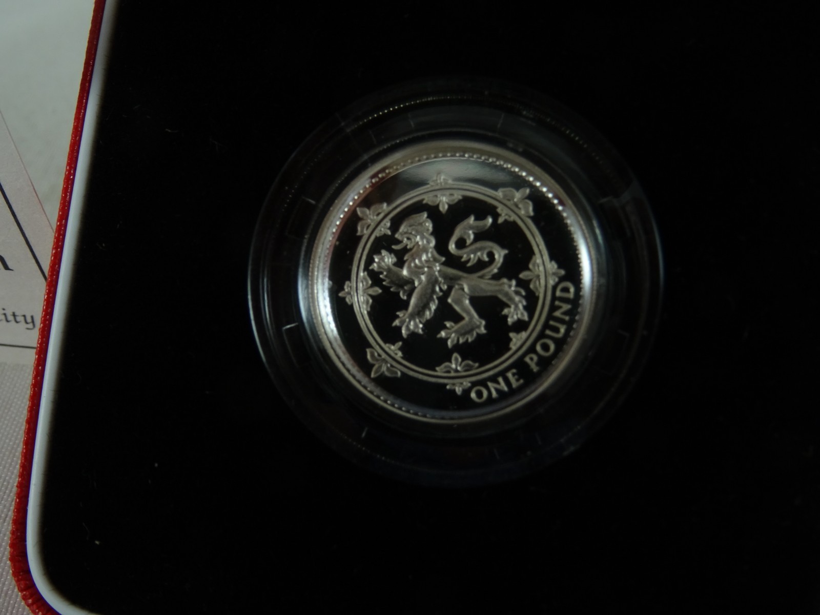 1994 United Kingdom Silver Proof Piedfort One Pound Coin 19 gr .925