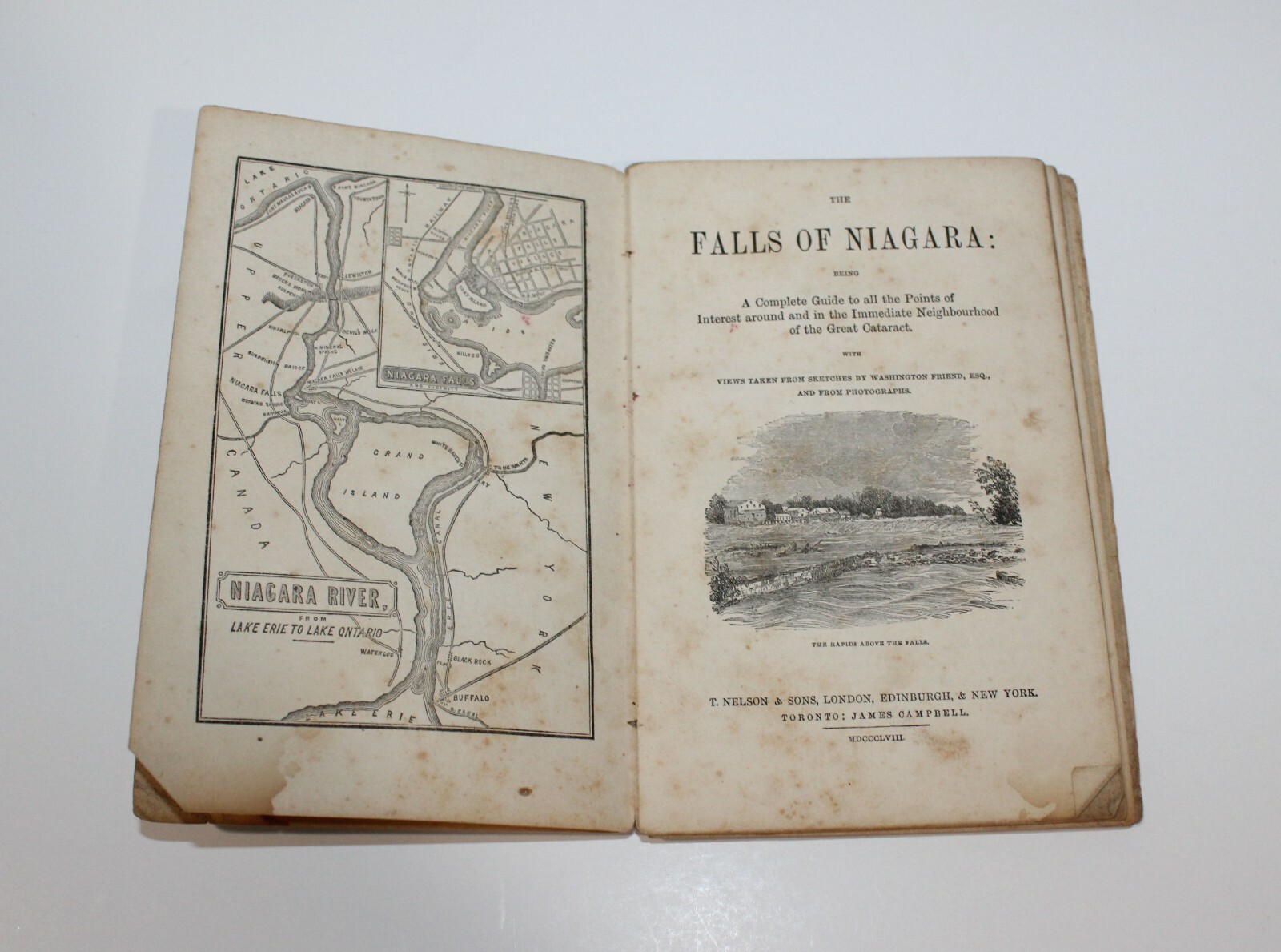 The Falls of Niagara and the Vicinity 1870’s Rare Photo’s