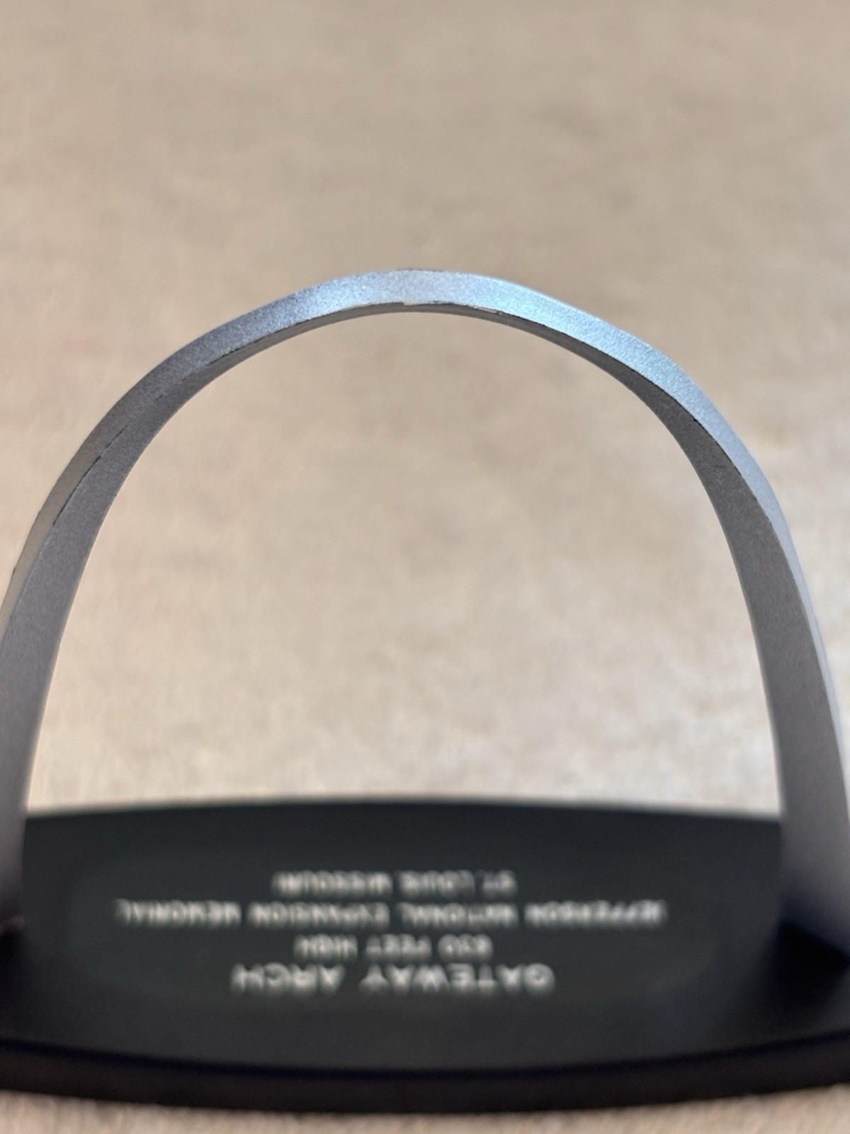Vintage St. Louis Jefferson National Expansion Memorial Gateway Arch Model