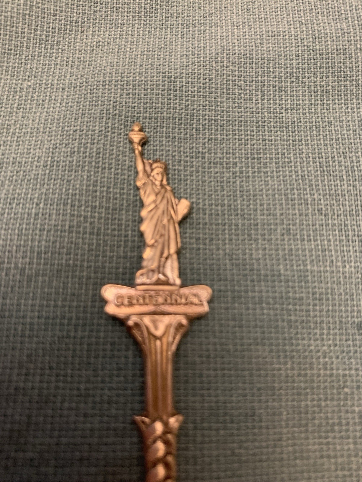 Statue of Liberty New York Souvenir Spoon Centennial 1886-1986 Ulbrich Holland