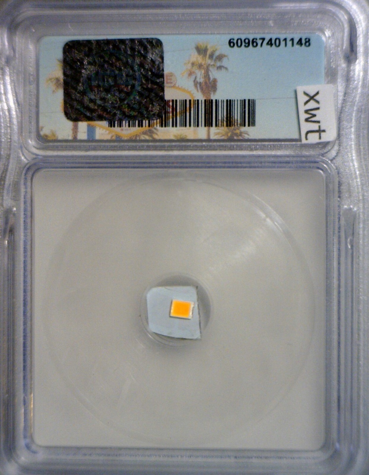 Las Vegas Sign Light Bulb Relic ICG CERTIFIED Genuine 2024 Casino Collectable NR