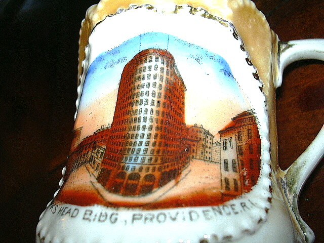 Vintage TURKS HEAD BLDG PROVIDENCE Rhode Island Small Cup