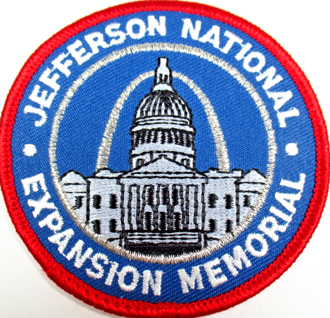 Jefferson National Expansion Memorial Patch St Louis Arch Vintage