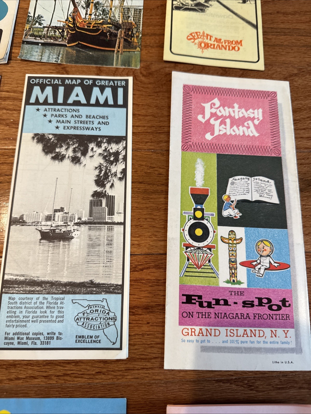 Vintage 1960s – 1970s Florida Brochures – Miami, Key Biscayne, Daytona, Etc – 18