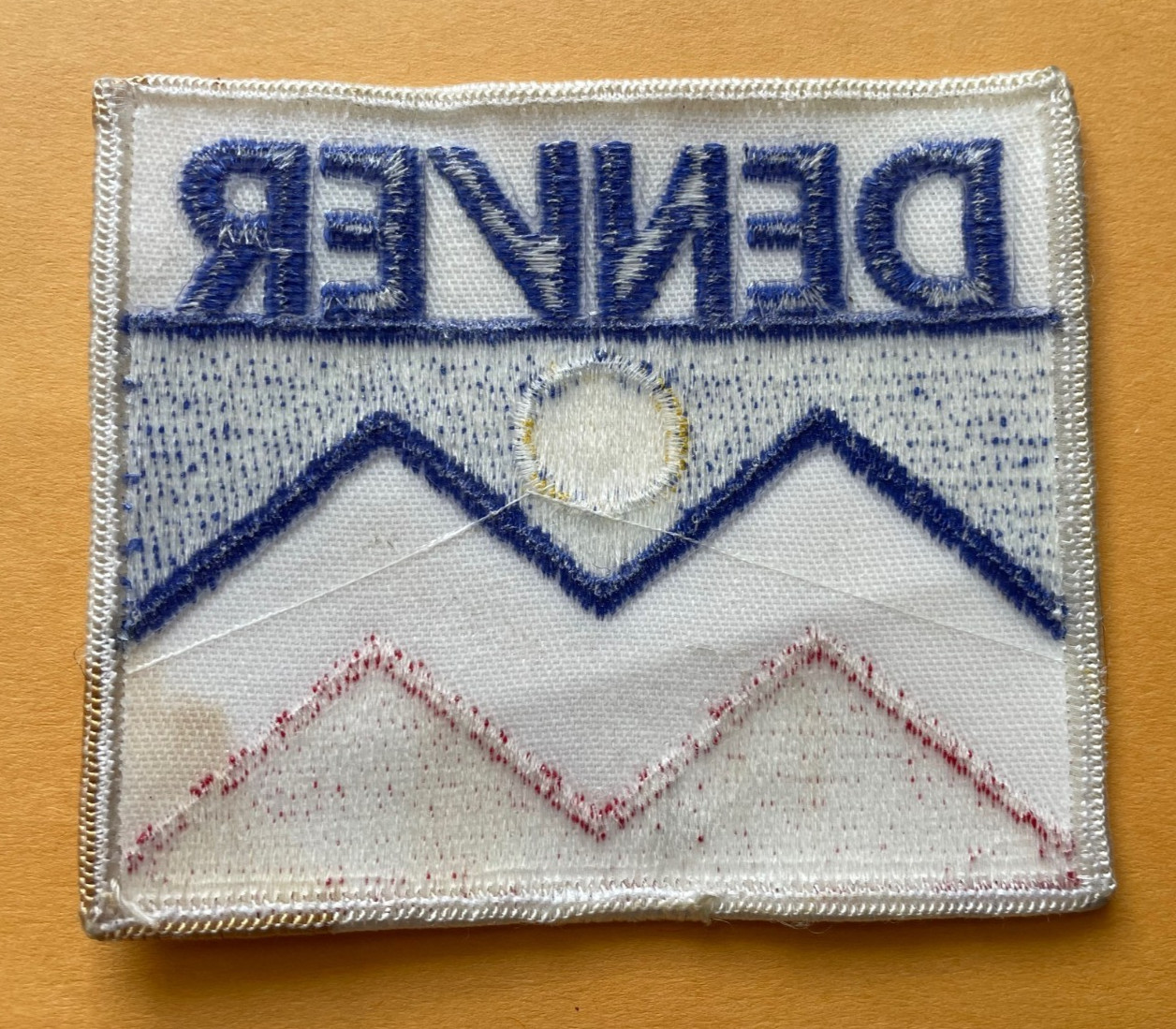 Vintage Embroidered Denver, Colorado Patch 3.5 x 3 inches