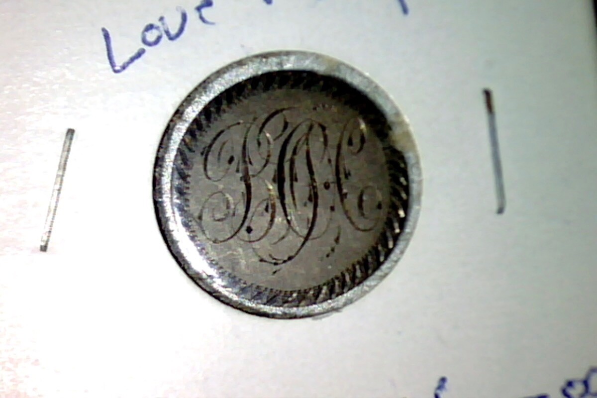 Token : 1876 USA dime – Love Token