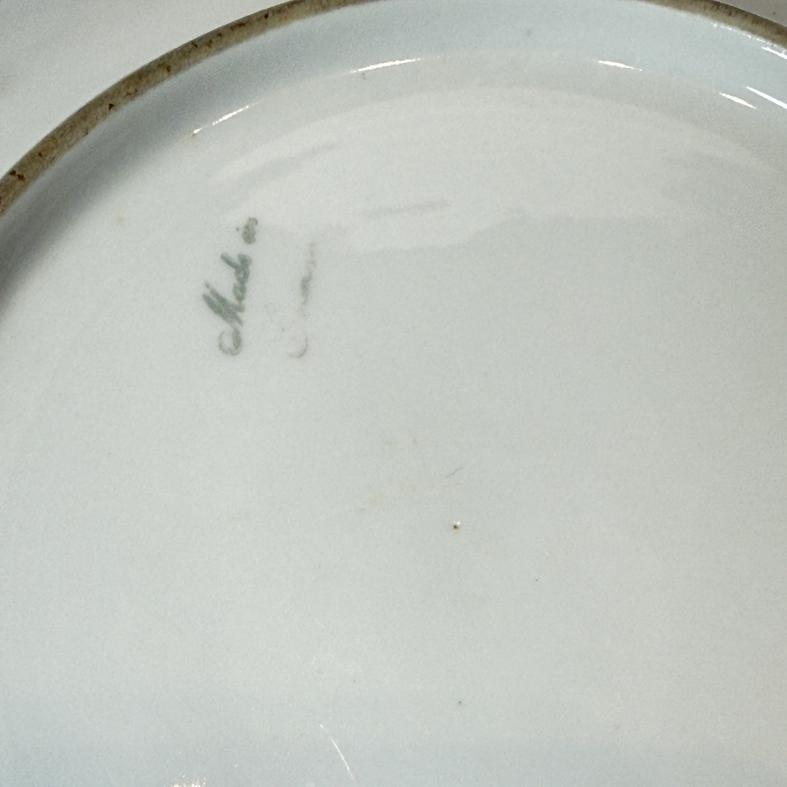 GENERAL VIEW – NIAGARA FALLS – CANADA Souvenir ANTIQUE TRINKET CHINA DISH PLATE