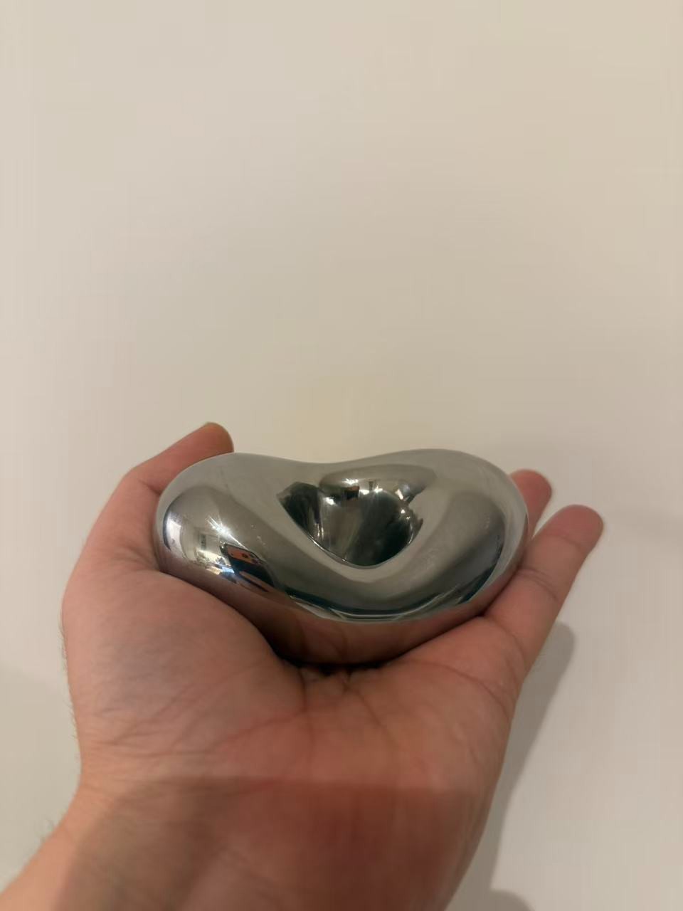 Chicago Bean Replica: Polished Stainless Solid Steel Desk Art – Cloud Gate