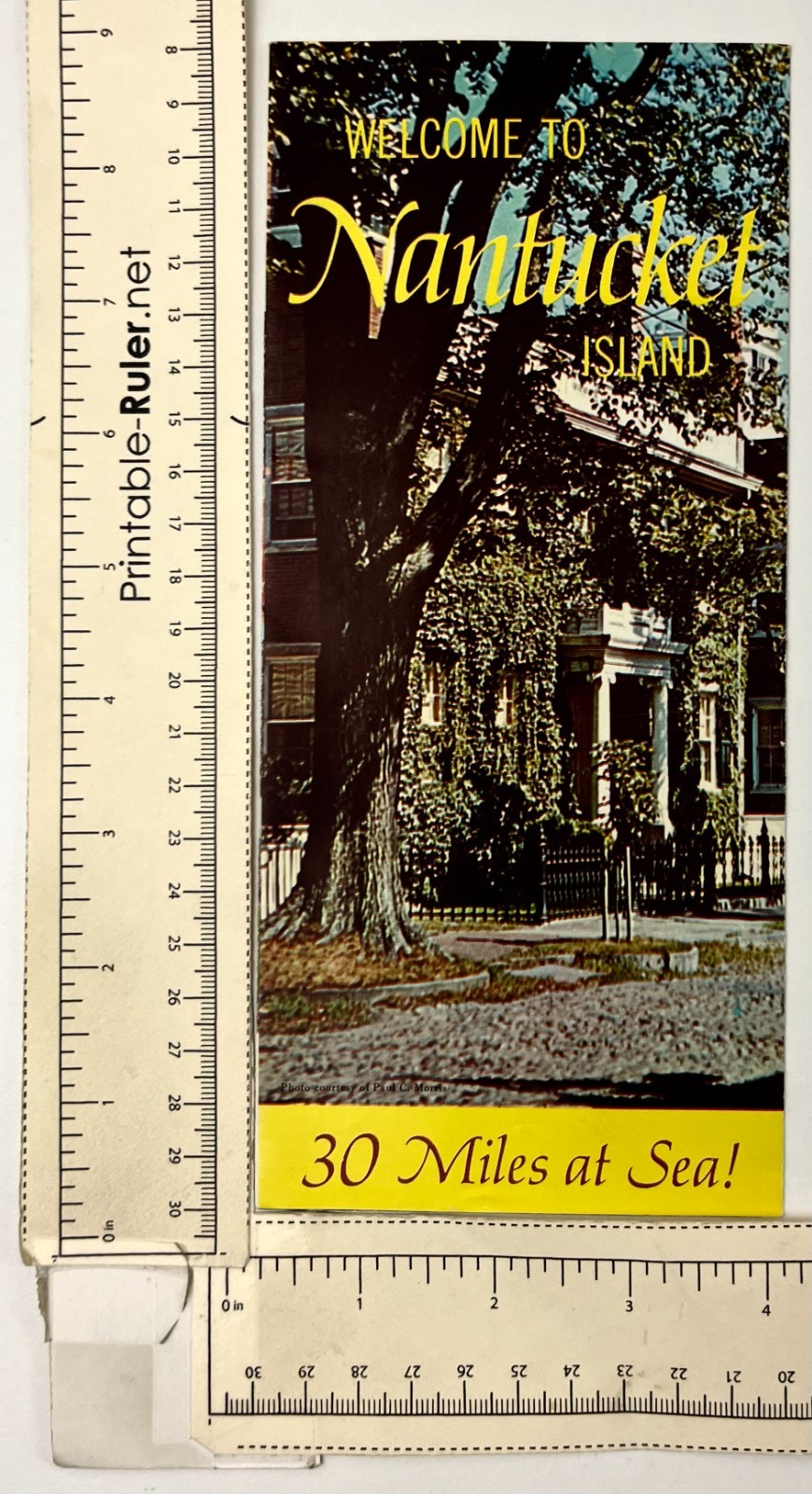 1950s Nantucket Island Massachusetts Midcentury Tourism Vintage Travel Brochure
