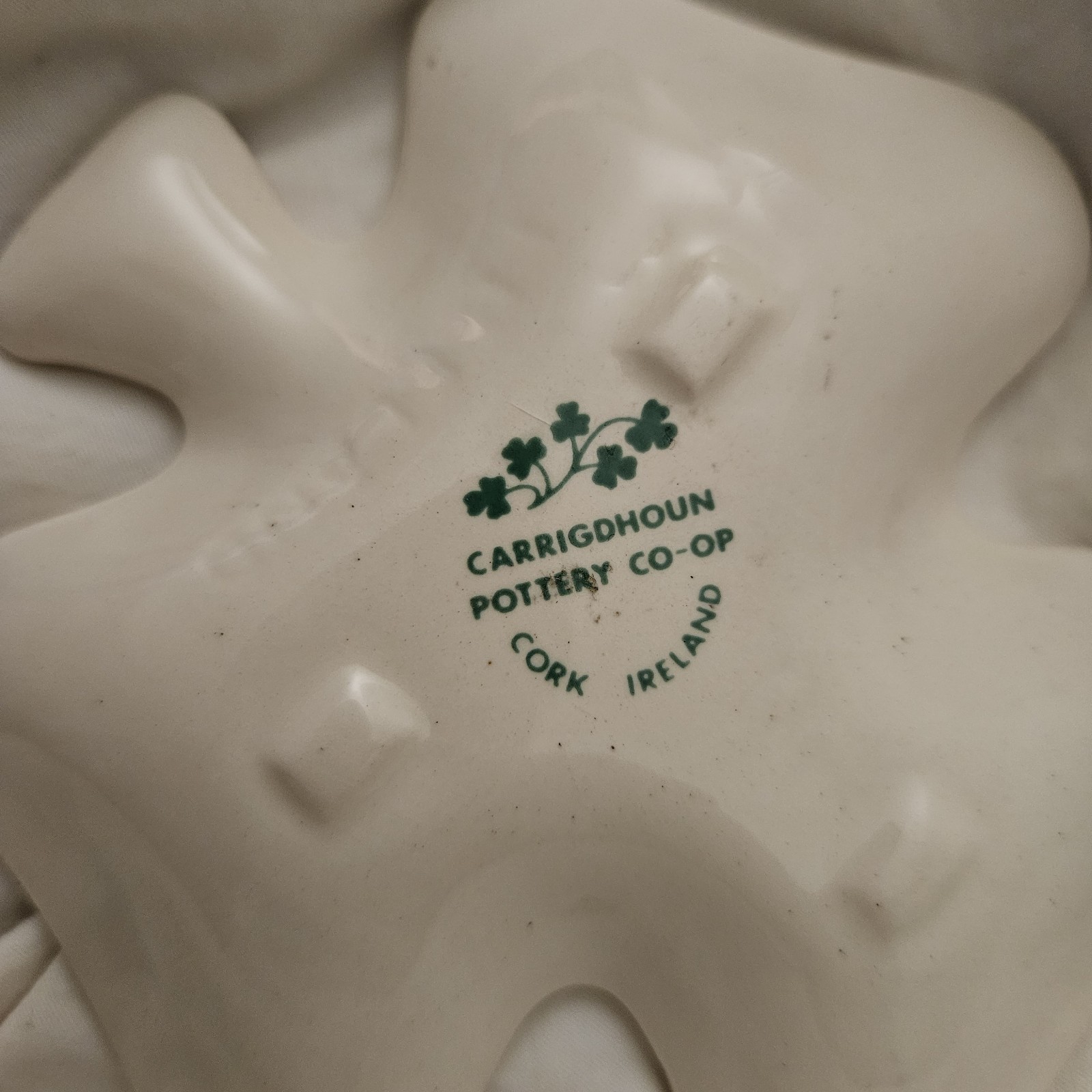 Vintage 70s/80 Carrigdhoun/Carrigcraft Pottery Cork Ireland Candle Trinket Dish