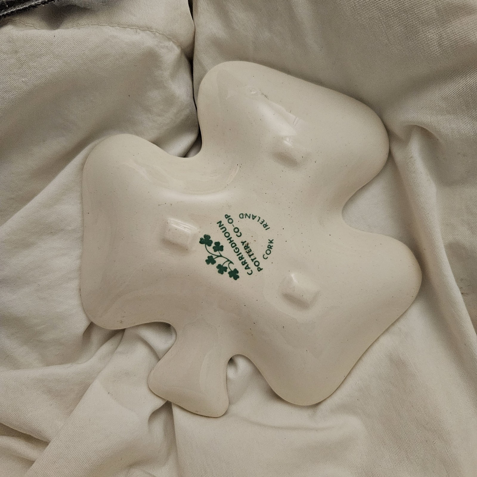 Vintage 70s/80 Carrigdhoun/Carrigcraft Pottery Cork Ireland Candle Trinket Dish